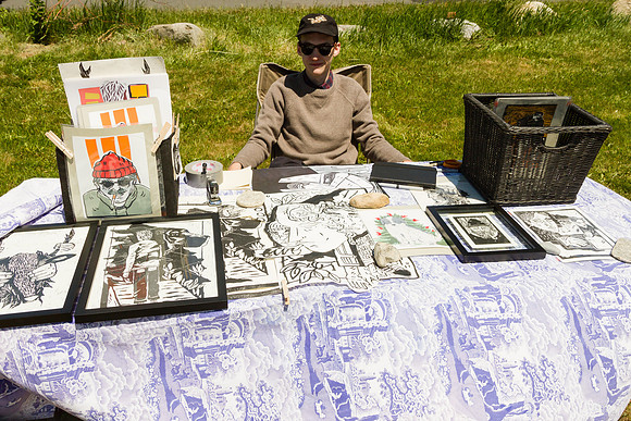 Easthampton Art  at  Captain Jacks